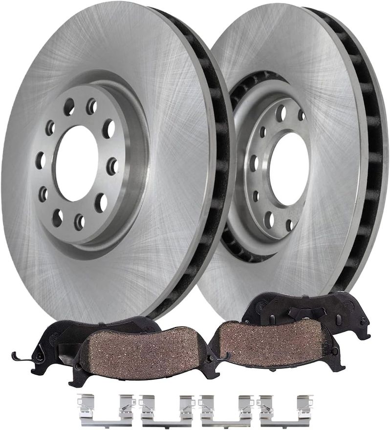 Main Image - Front Disc Rotors Brake Pads