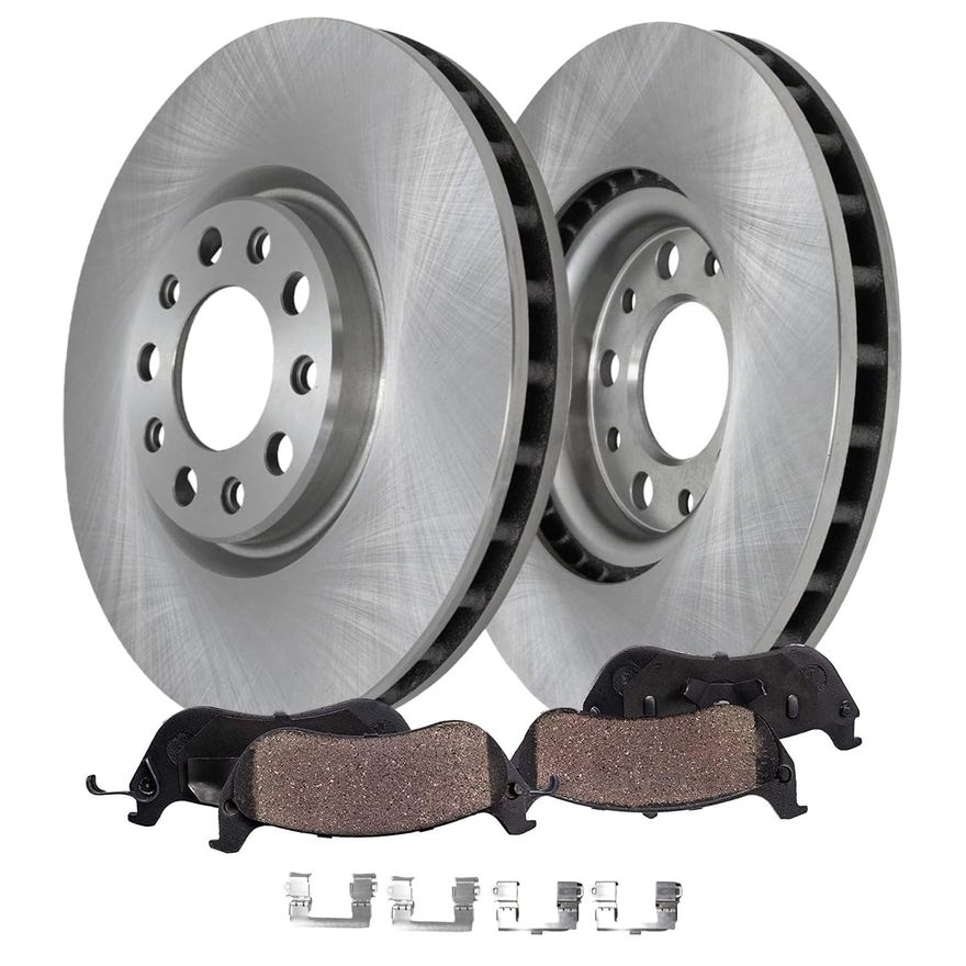 Main Image - Front Disc Rotors Brake Pads