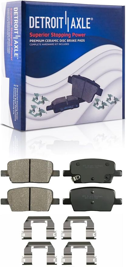 Rear Ceramic Brake Pad - P-1877 x2