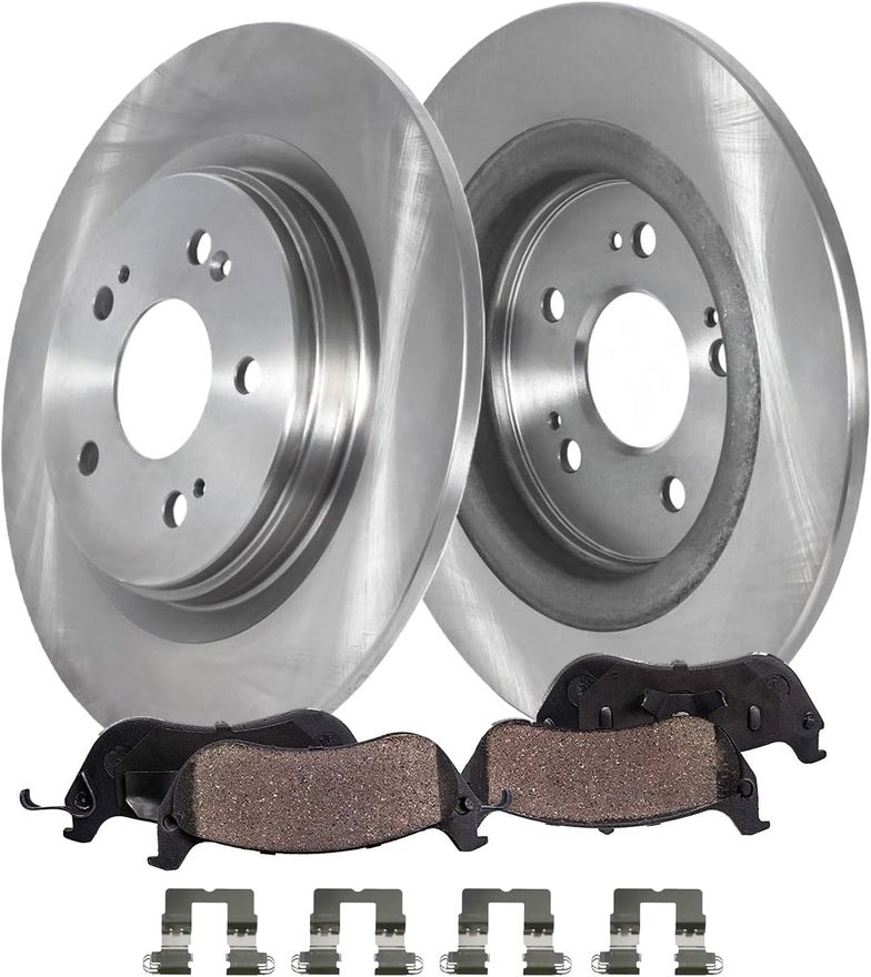 Main Image - Rear Disc Rotors Brake Pads