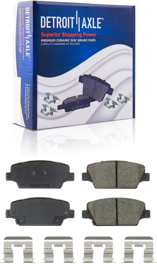 Rear Ceramic Brake Pad - P-2050 x2