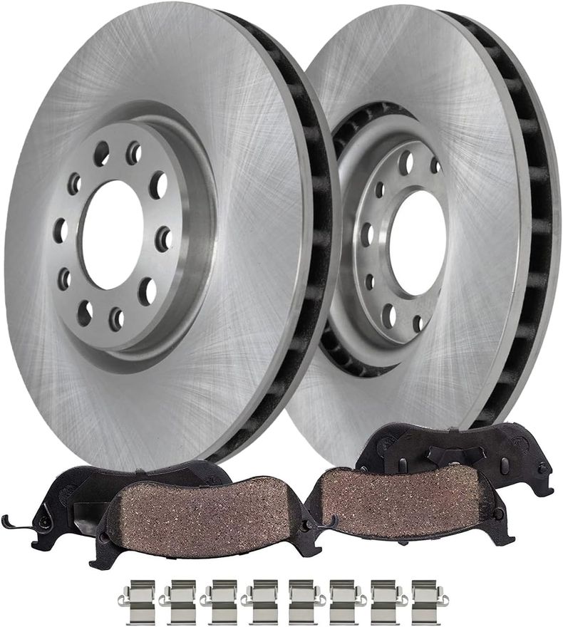 Main Image - Front Disc Rotors Brake Pads Kit