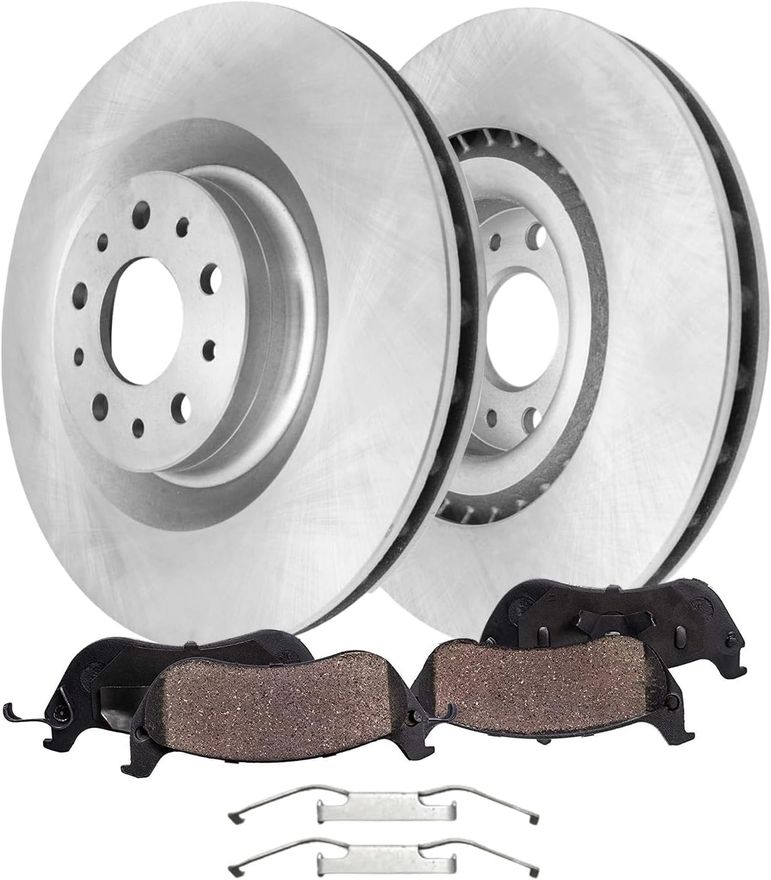 Main Image - Front Disc Rotors Brake Pads