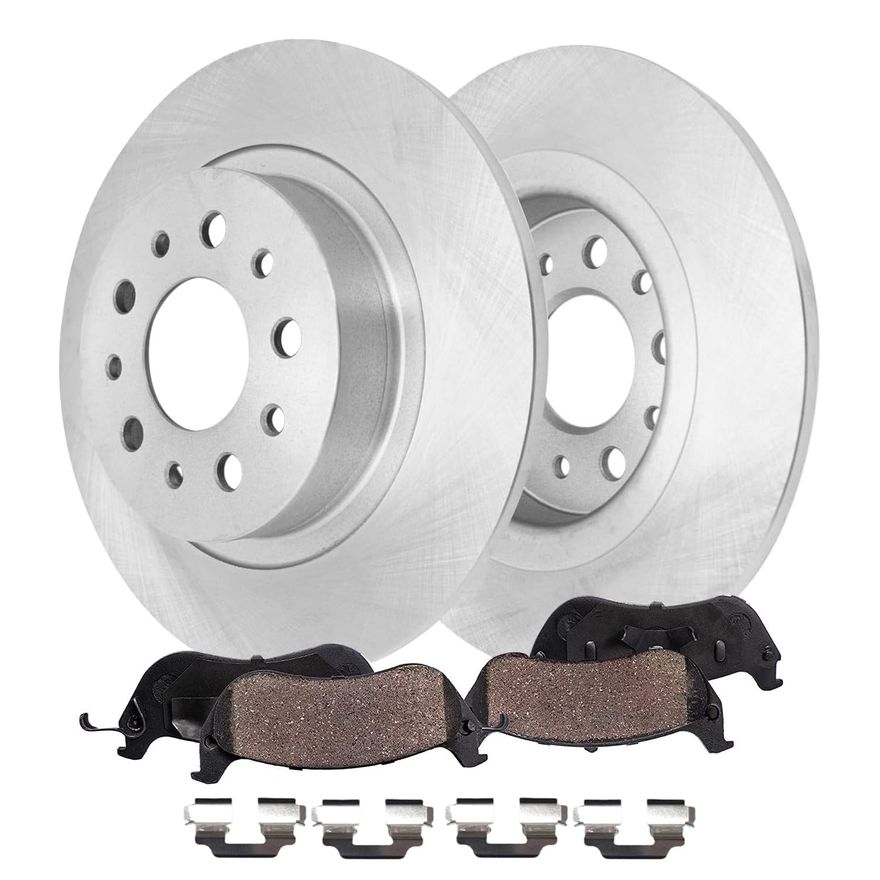 Main Image - Rear Disc Rotors Brake Pads