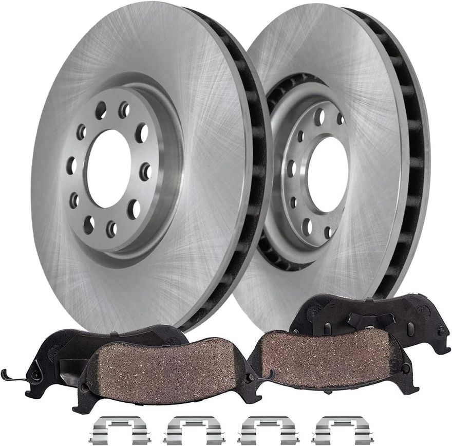 Main Image - Front Disc Rotors Brake Pads Kit