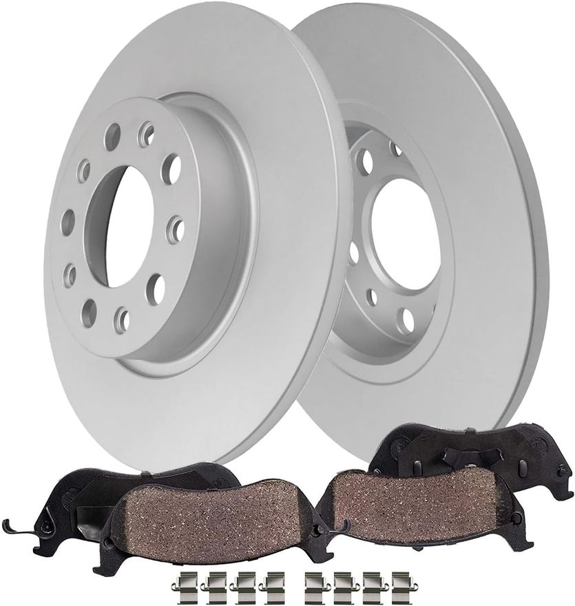 Main Image - Rear Disc Rotors Brake Pads Kit