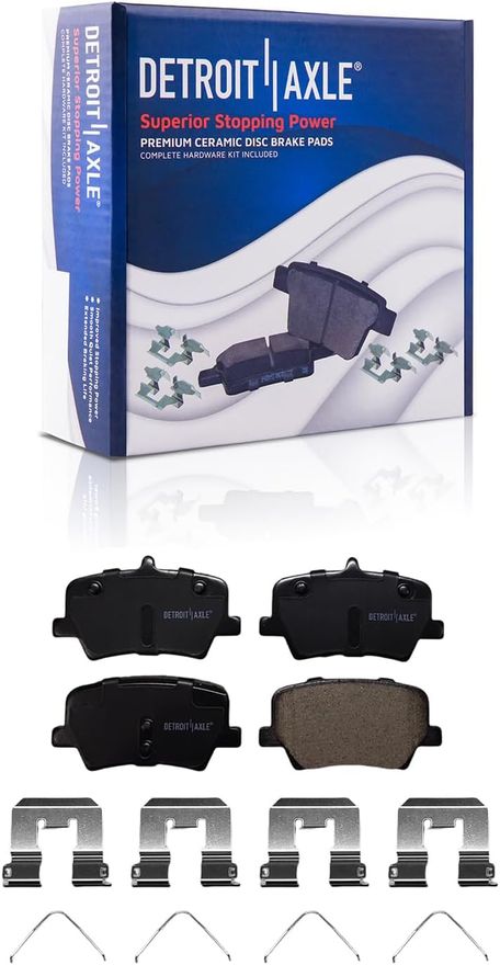 Rear Ceramic Brake Pad - P-2136 x2