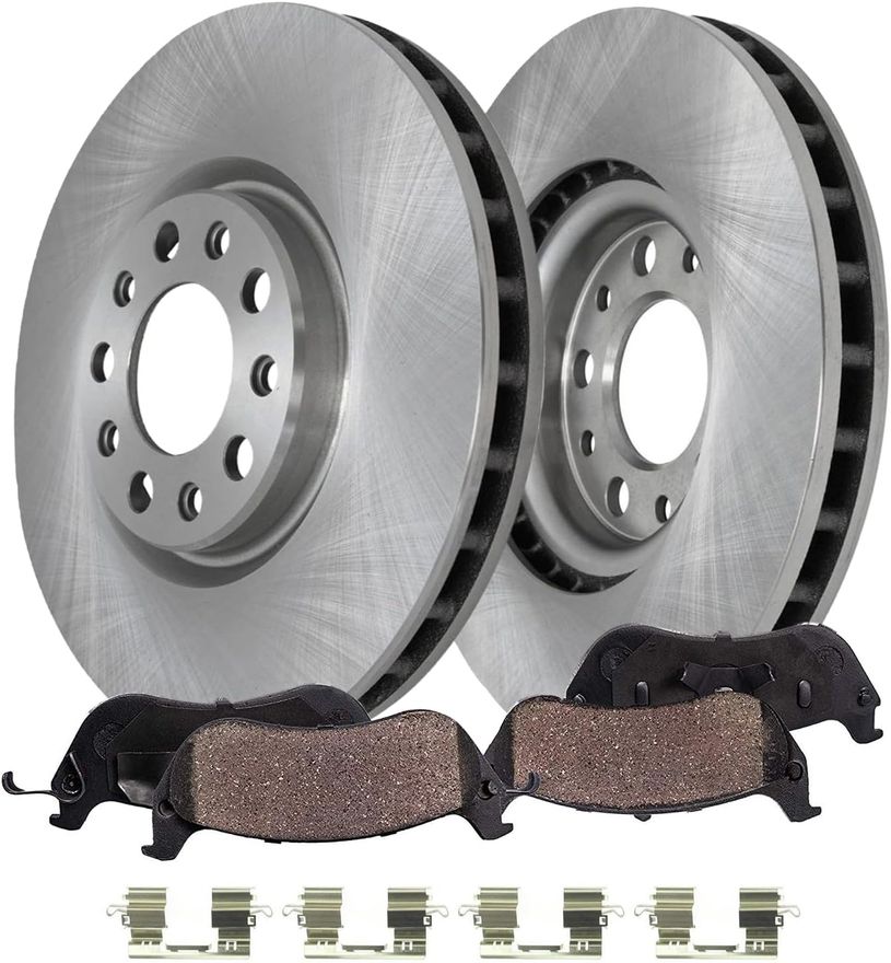 Main Image - Rear Disc Rotors Brake Pads Kit