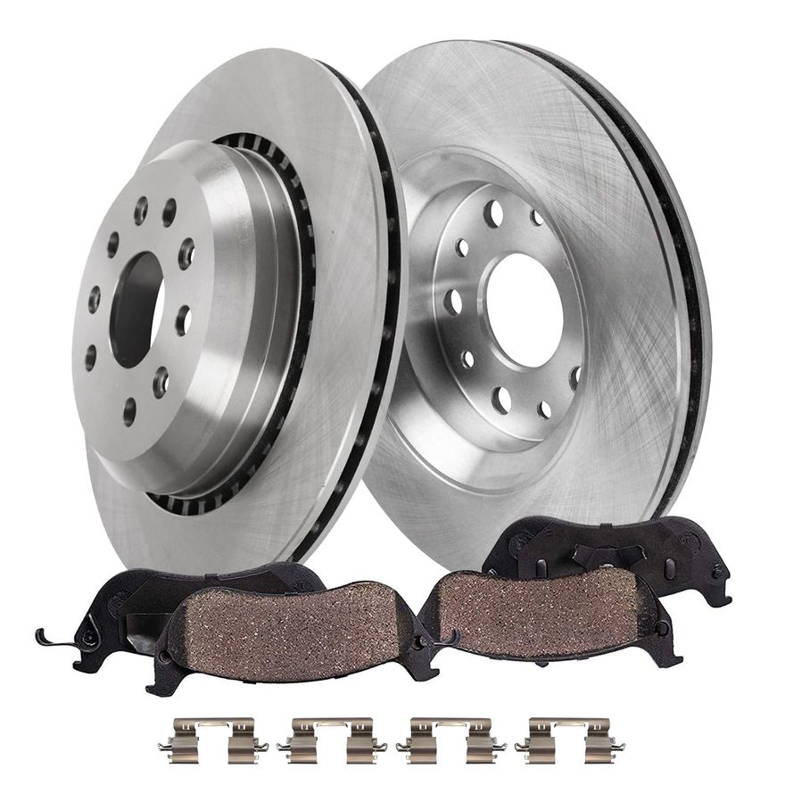 Main Image - Rear Disc Rotors Brake Pads Kit