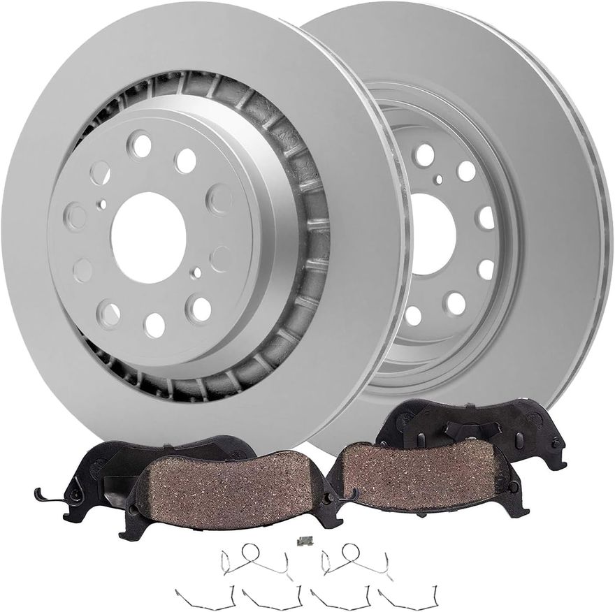 Main Image - Rear Disc Rotors Brake Pads Kit