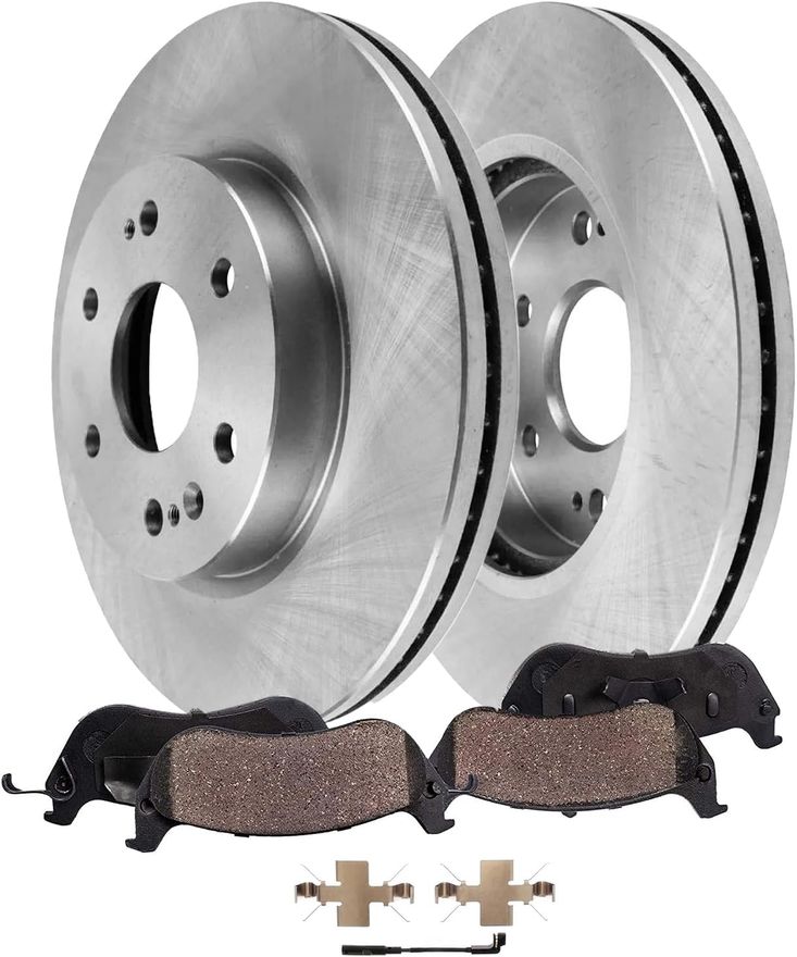 Main Image - Front Disc Rotors Brake Pads Kit