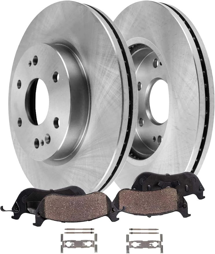 Main Image - Front Disc Rotors Brake Pads