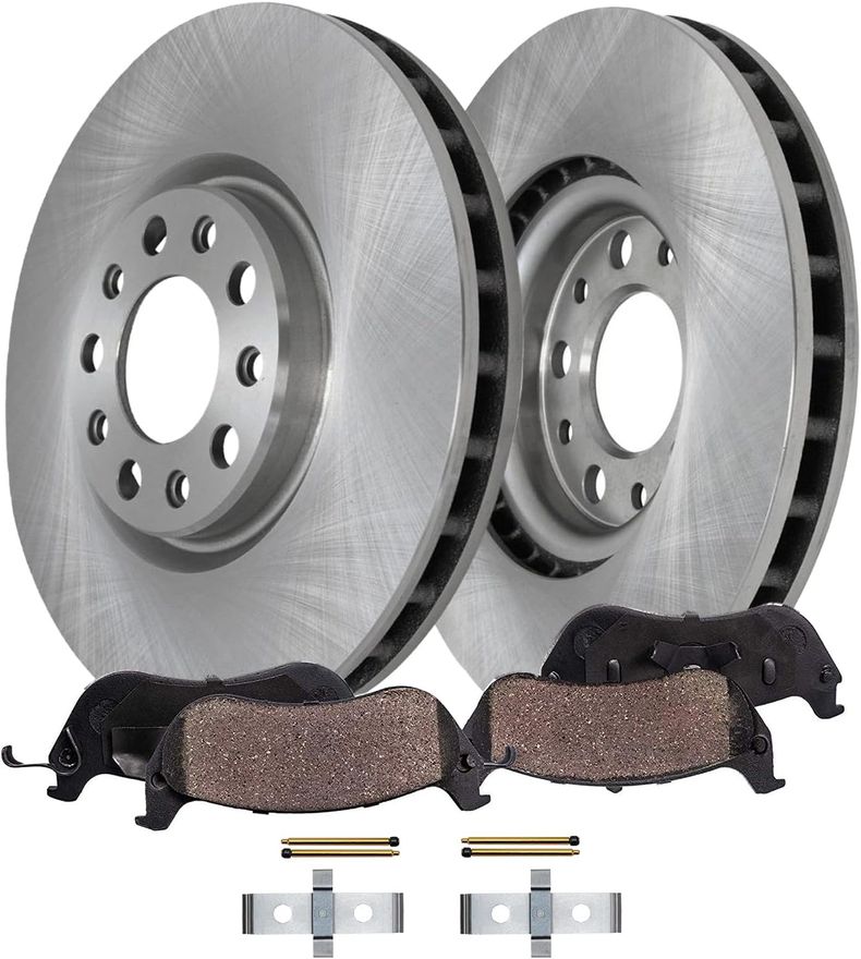 Main Image - Front Disc Rotors Brake Pads Kit