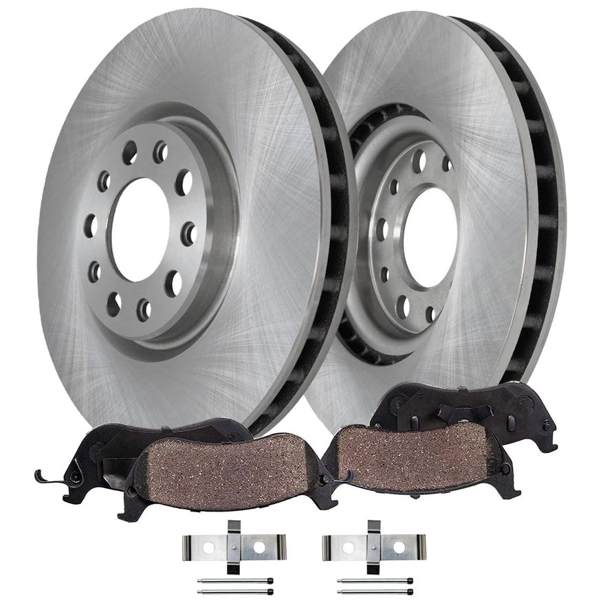 Main Image - Front Disc Rotors Brake Pads Kit