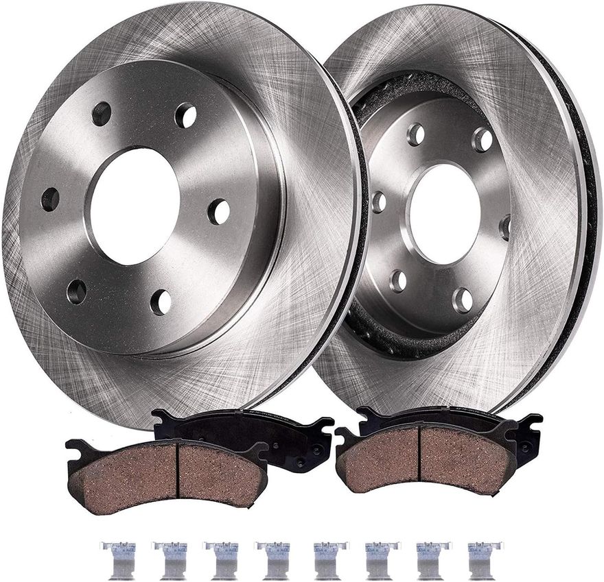 Main Image - Front Disc Rotors Brake Pads Kit