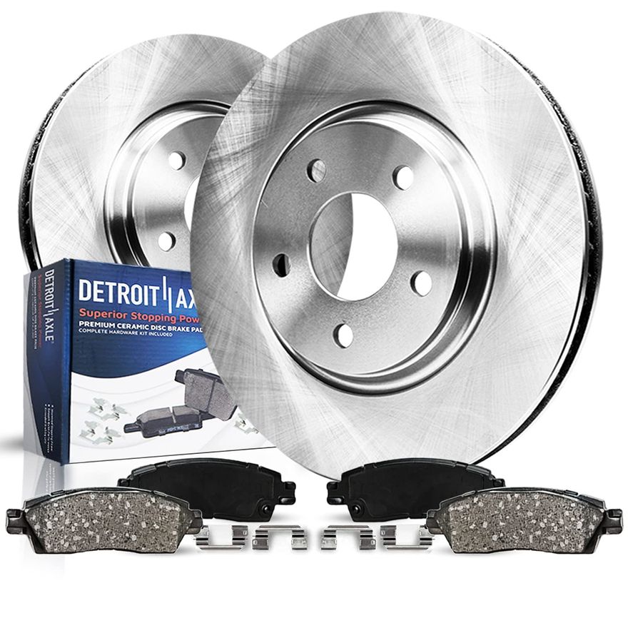 Main Image - Front Disc Rotors Brake Pads Kit