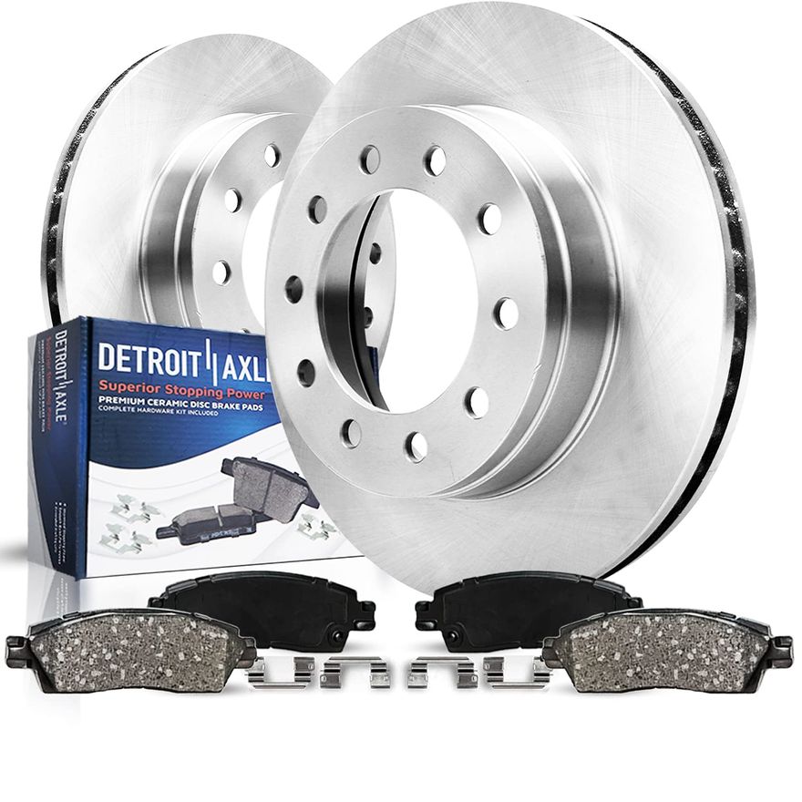 Main Image - Front Disc Rotors Brake Pads Kit