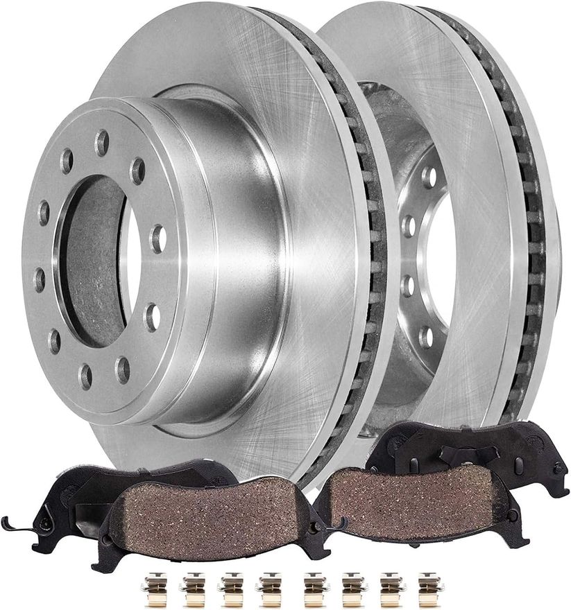 Main Image - Front Disc Rotors Brake Pads Kit