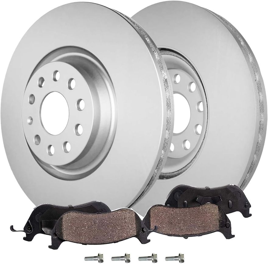 Main Image - Front Disc Rotors Brake Pads Kit