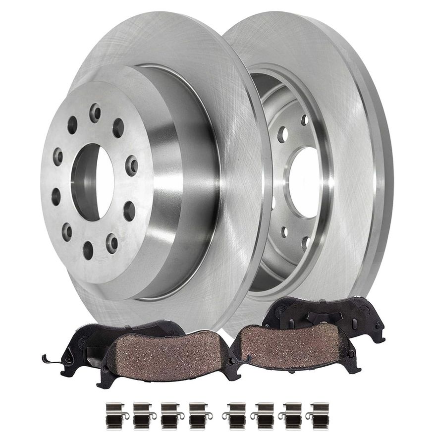 Main Image - Rear Disc Rotors Brake Pads Kit