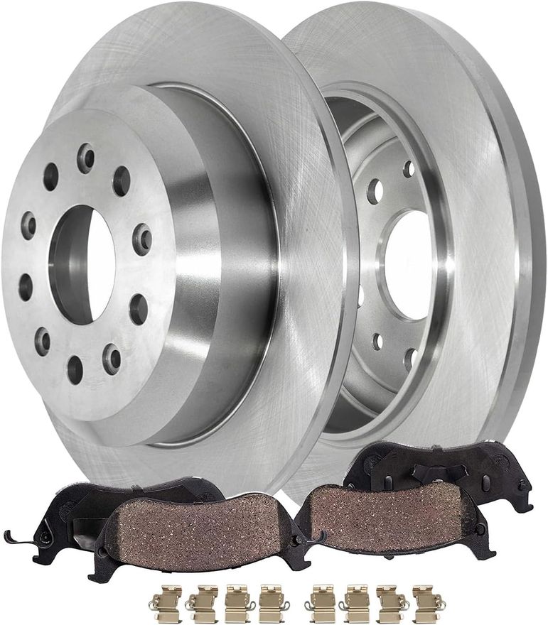 Main Image - Rear Disc Rotors Brake Pads Kit