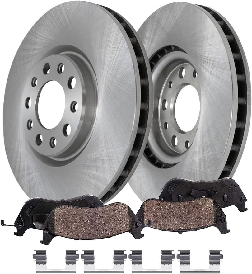 Main Image - Front Disc Rotors Brake Pads