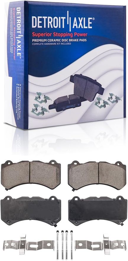 Front Ceramic Brake Pad - P-1405 x2