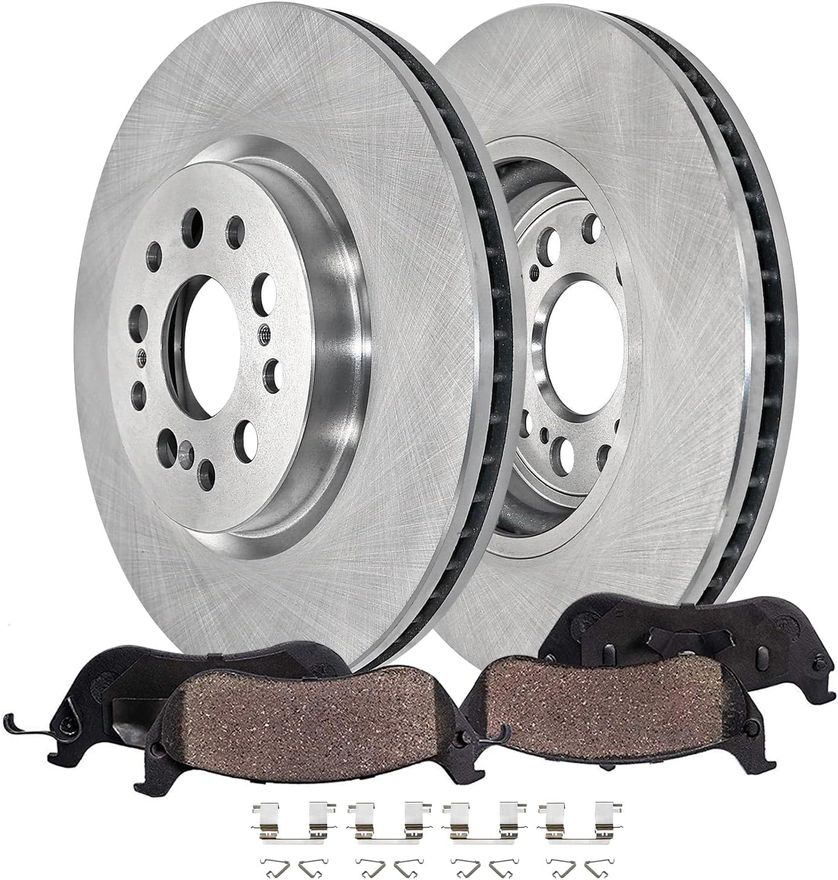 Main Image - Front Disc Rotors Brake Pads