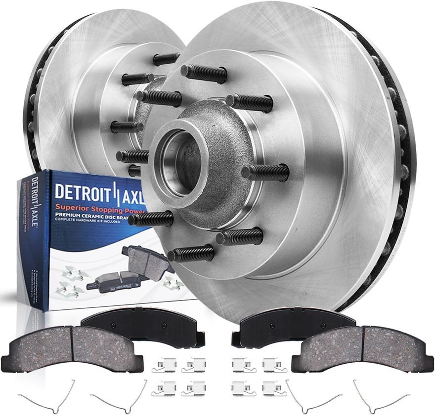 Main Image - Front Disc Rotors Brake Pads
