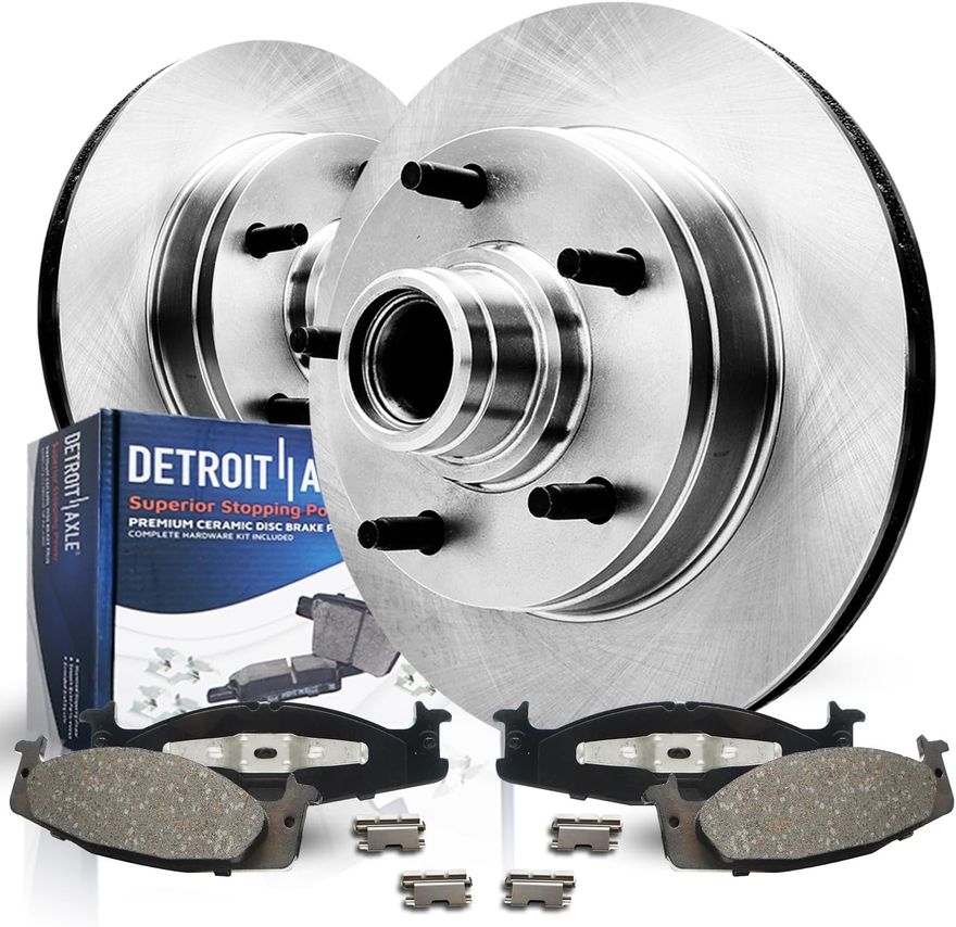 Main Image - Front Disc Rotors Brake Pads