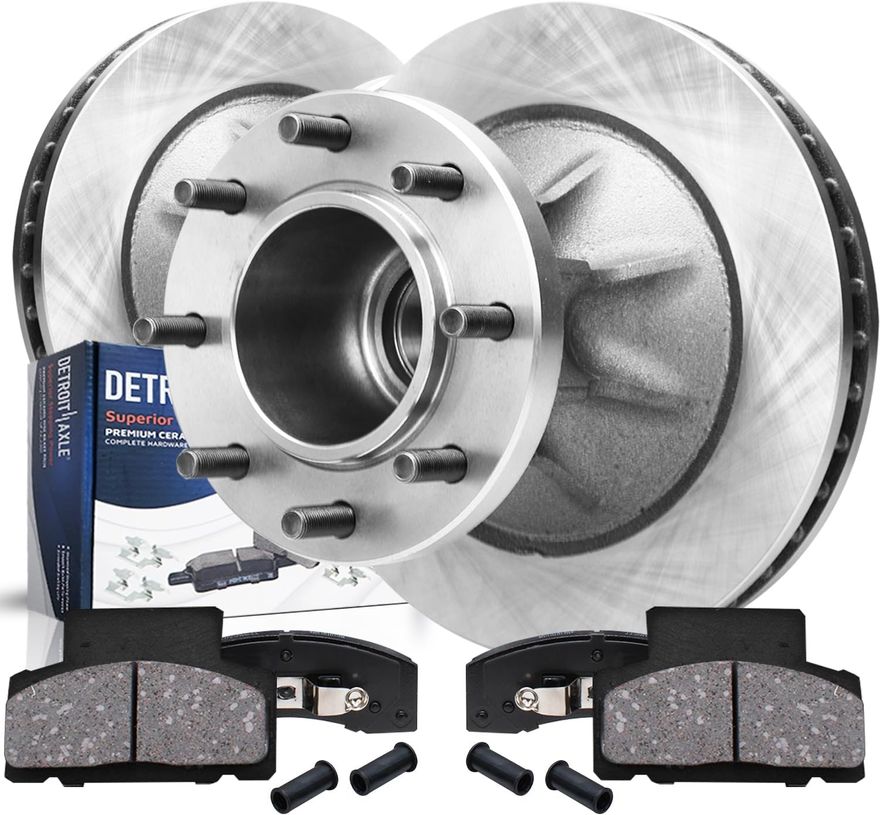 Main Image - Front Disc Rotors Brake Pads