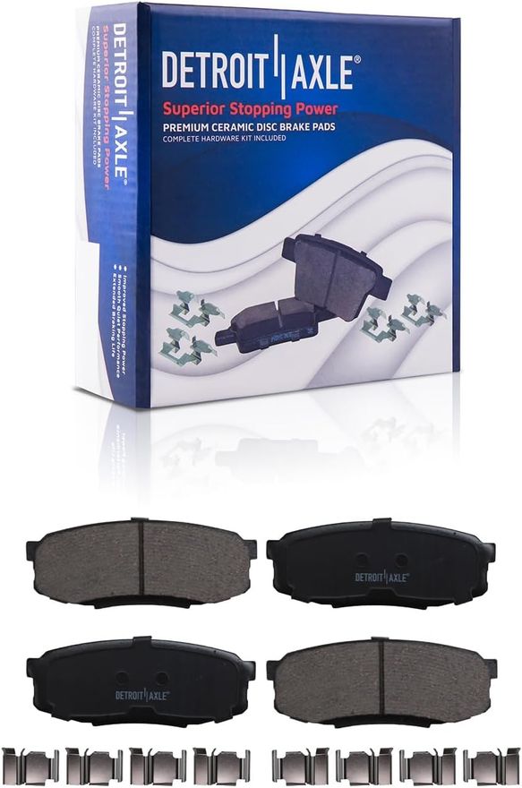 Rear Ceramic Brake Pad - P-1304 x2