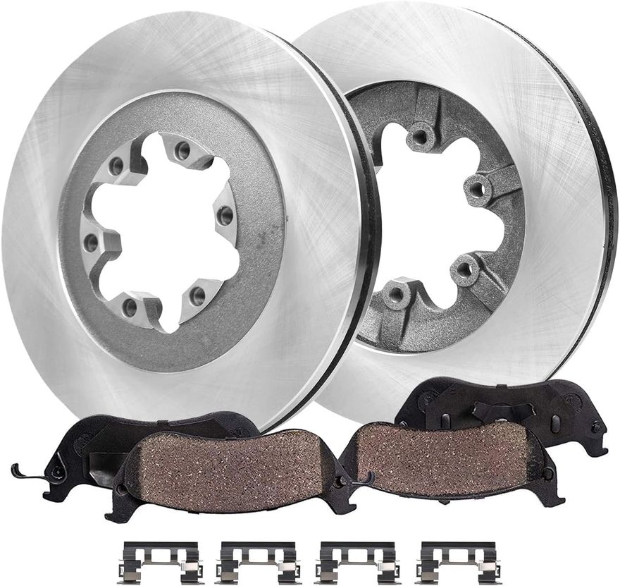 Main Image - Front Disc Rotors Brake Pads