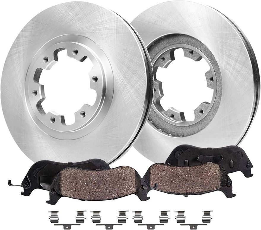 Main Image - Front Disc Rotors Brake Pads