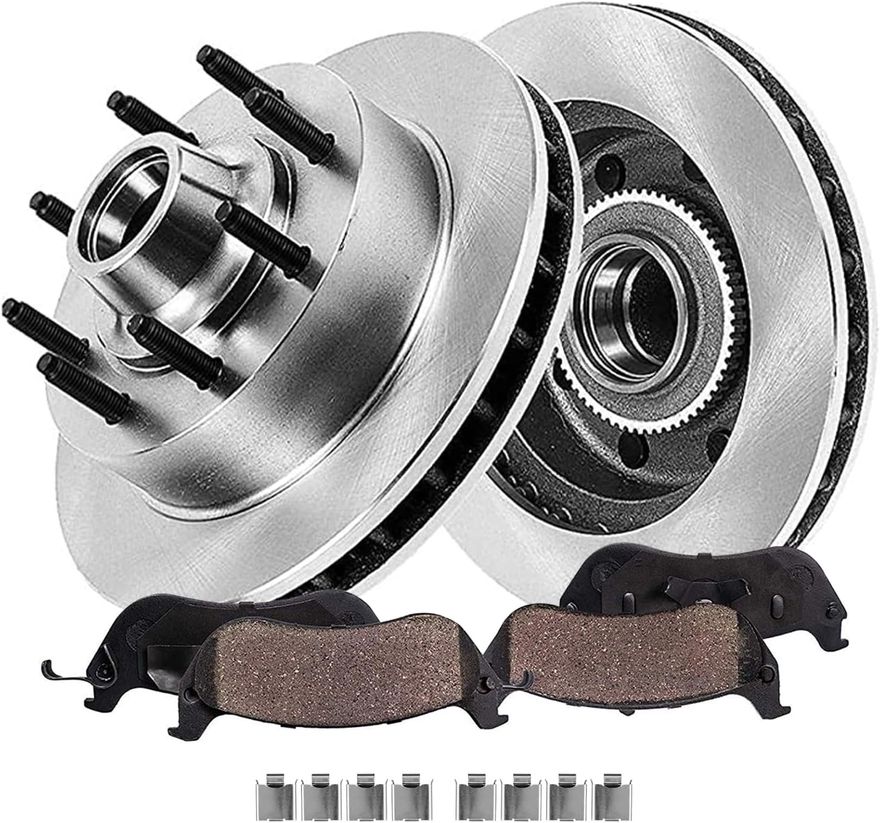Main Image - Front Disc Rotors Brake Pads