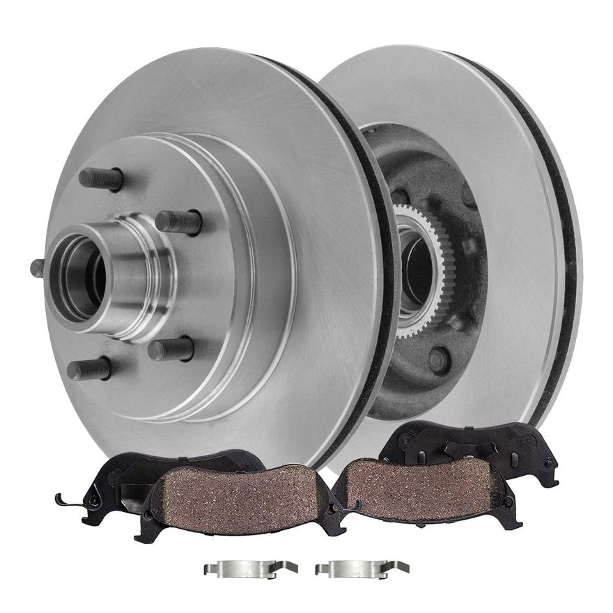 Main Image - Front Disc Rotors Brake Pads
