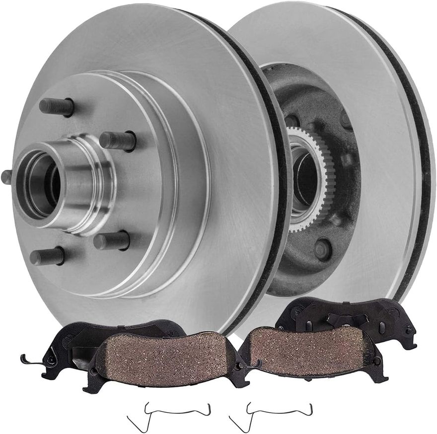 Main Image - Front Disc Rotors Brake Pads