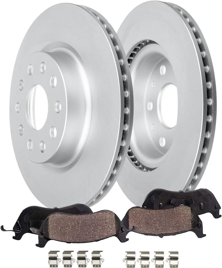 Main Image - Front Disc Rotors Brake Pads