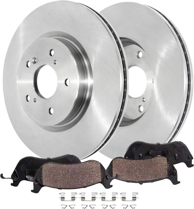 Main Image - Front Disc Rotors Brake Pads Kit