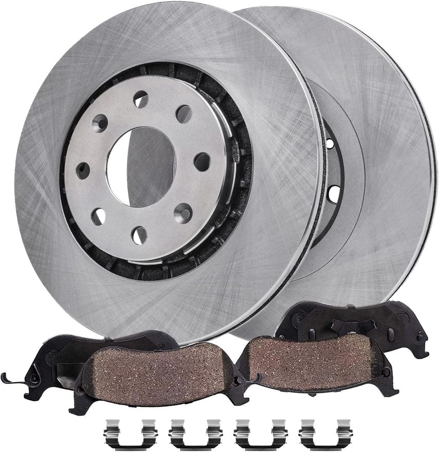 Main Image - Front Disc Rotors Brake Pads