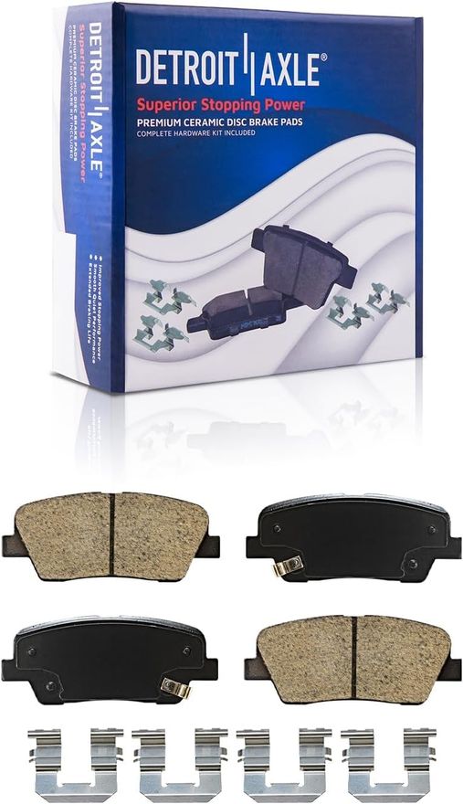 Rear Ceramic Brake Pad - P-1284 x2