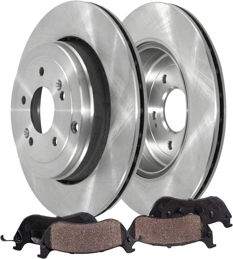 Main Image - Rear Disc Rotors Brake Pads