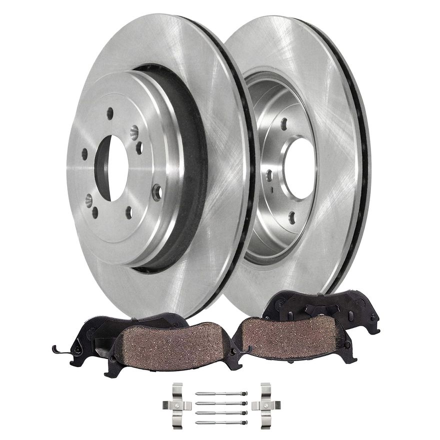 Main Image - Rear Disc Rotors Brake Pads