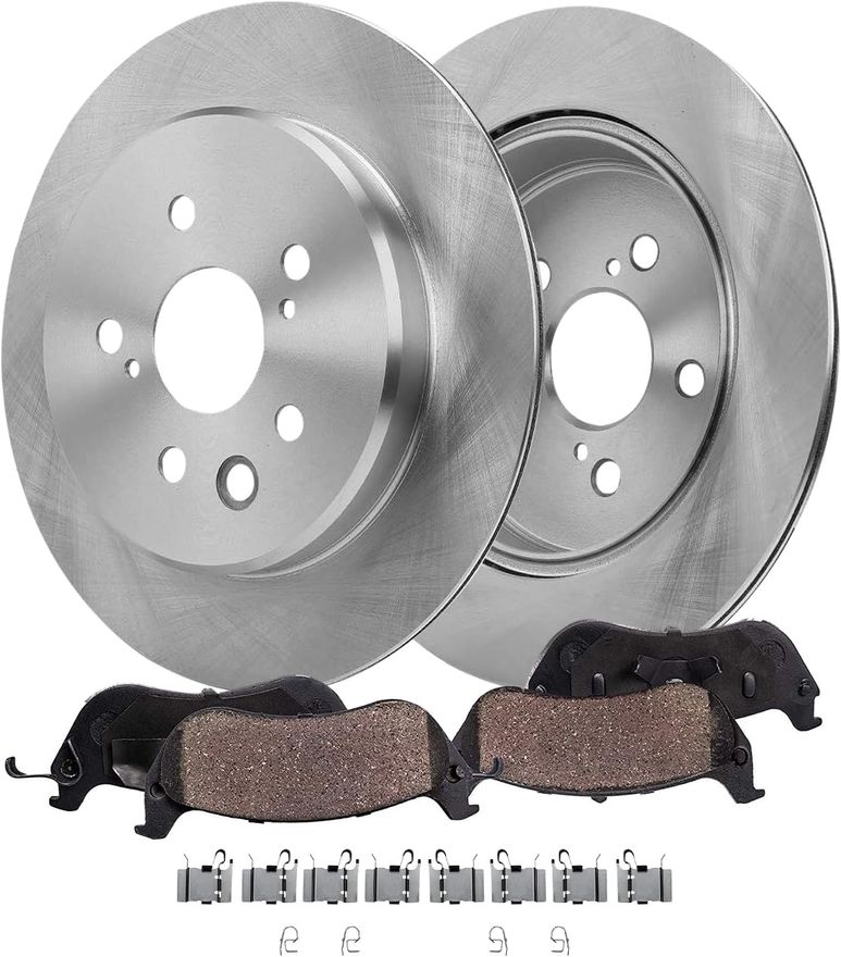 Main Image - Rear Disc Rotors Brake Pads Kit