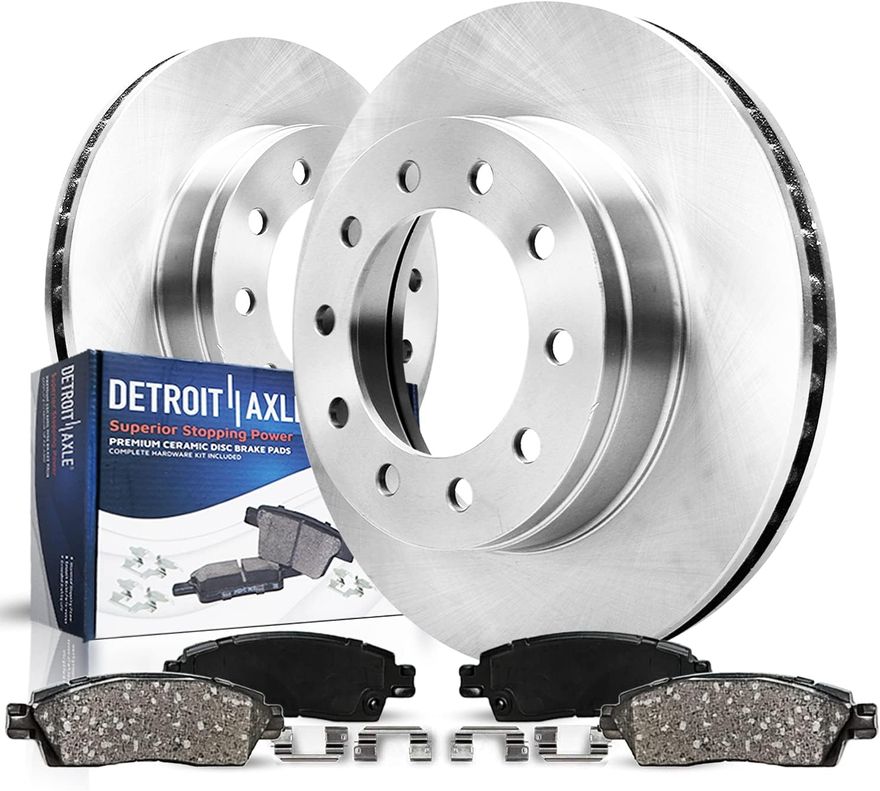 Main Image - Front Disc Rotors Brake Pads Kit