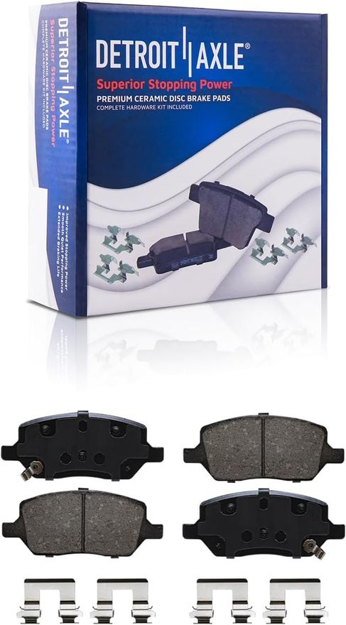 Rear Ceramic Brake Pad - P-1093 x2