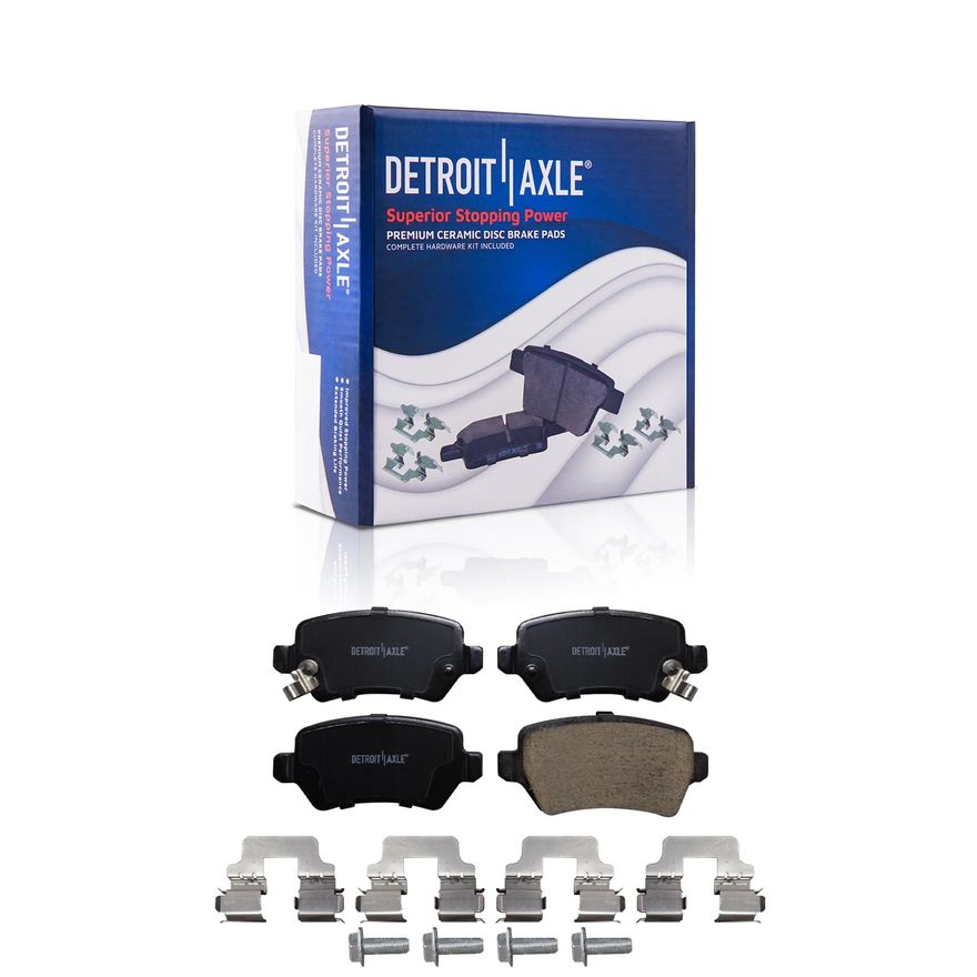 Rear Ceramic Brake Pad - P-1362 x2
