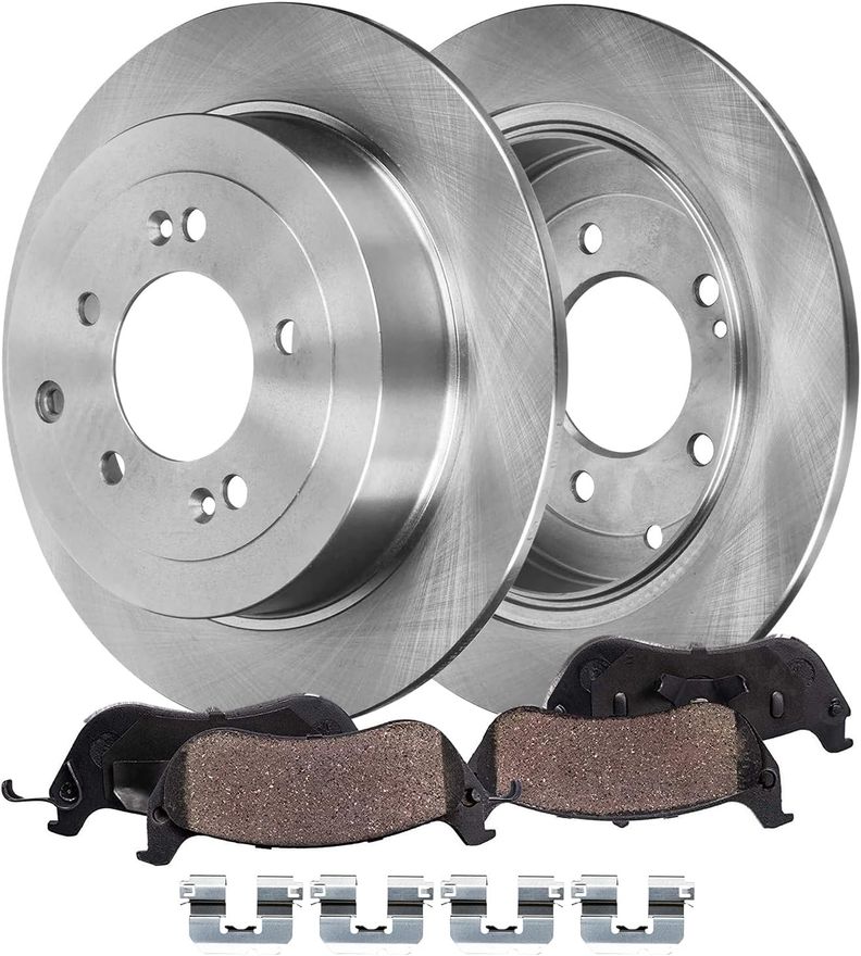 Main Image - Rear Disc Rotors Brake Pads Kit