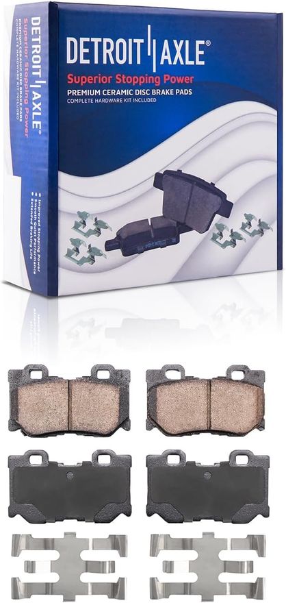 Rear Ceramic Brake Pad - P-1393 x2