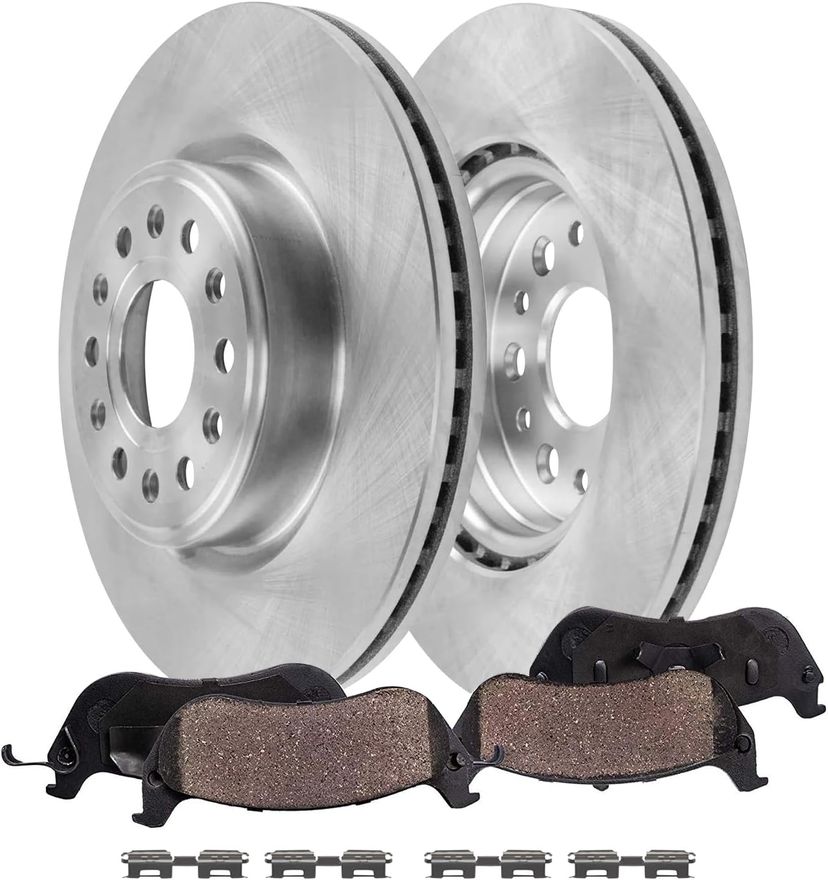 Main Image - Rear Disc Rotors Brake Pads